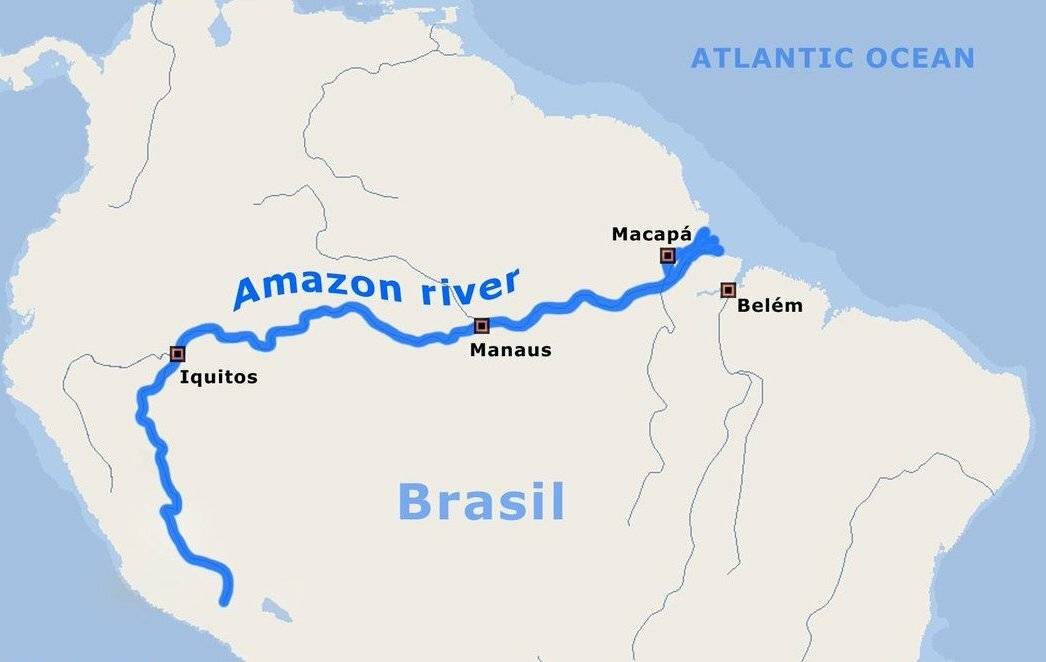 Река амазонка: длина в километрах, приток, кто водится в водах — история и культура