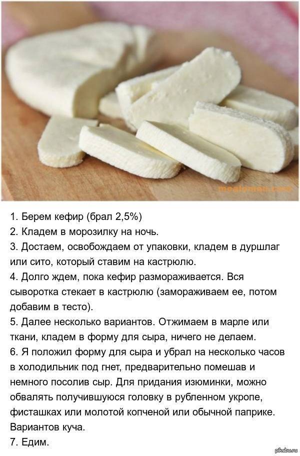 Сыр в домашних условиях из молока и творога рецепт с фото пошагово