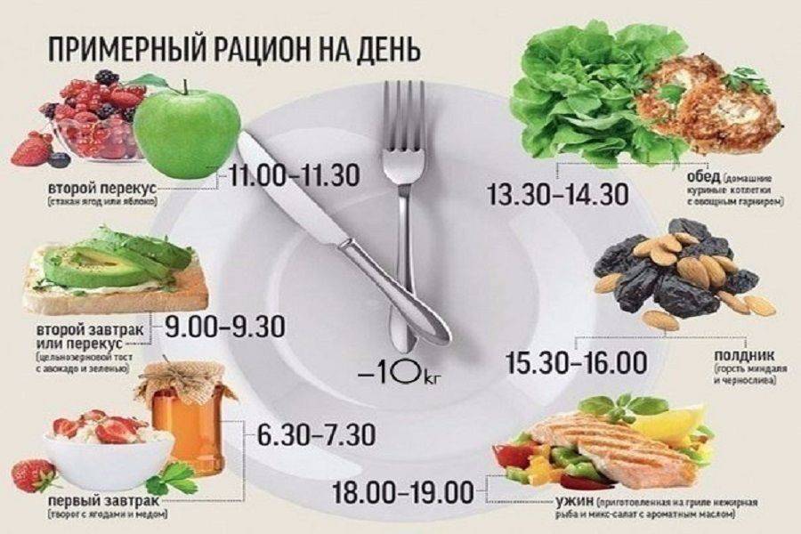 Рацион правильного питания на каждый день, варианты правильного меню