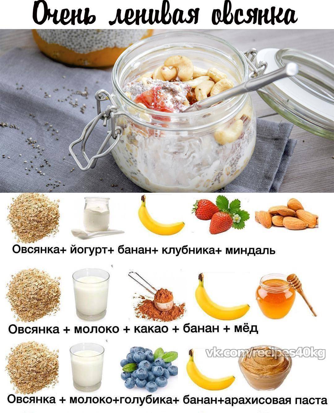 Завтрак для похудения: рецепты идеально правильного, здорового и диетического питания - овсянка, гречка, бутерброды, смузи, белковые блюда