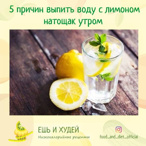 Преимущества употребления лимонной воды