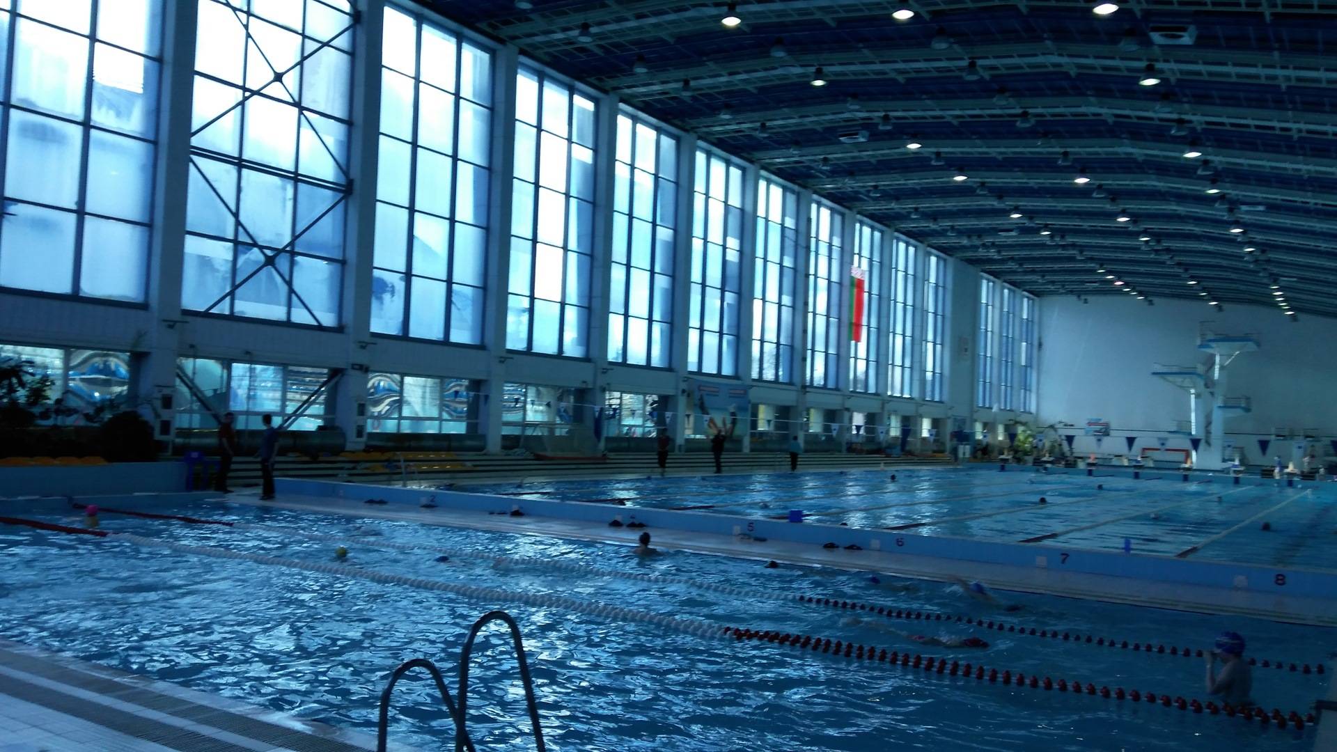 Тренажёрный зал дворца водного спорта в минске - сок "олимпийский"