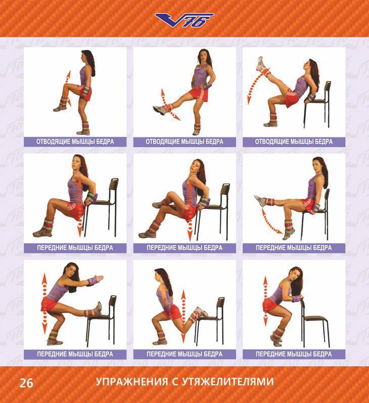 Простые и эффективные упражнения со стулом