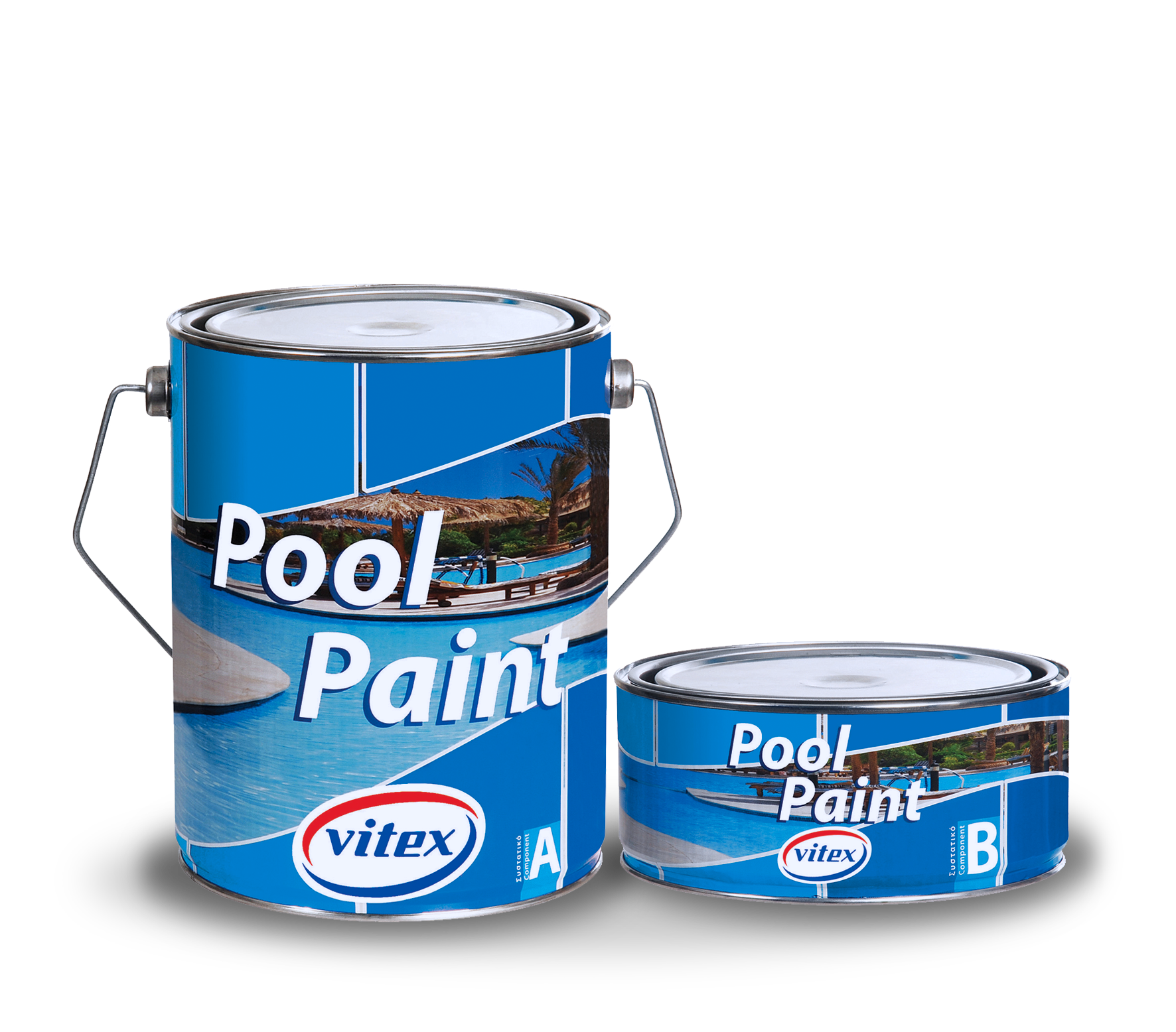 Основные виды краски для окрашивания бассейнов