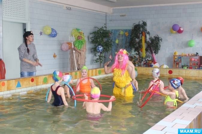 Конспект нод по физическому воспитанию во второй младшей группе: «игры в сухом бассейне»