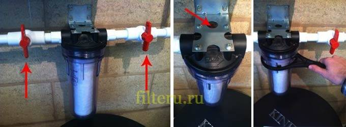 Как открутить фильтр для воды: в какую сторону откручивать