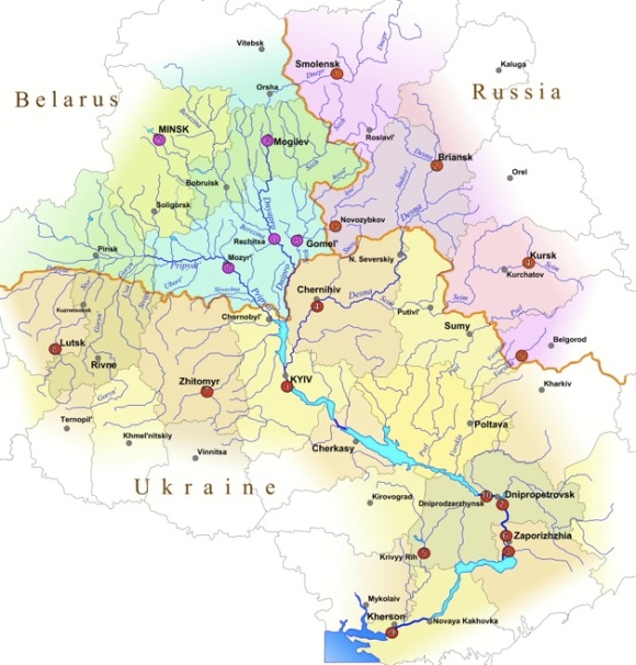 Реки украины: карта, описание, список крупнейших рек