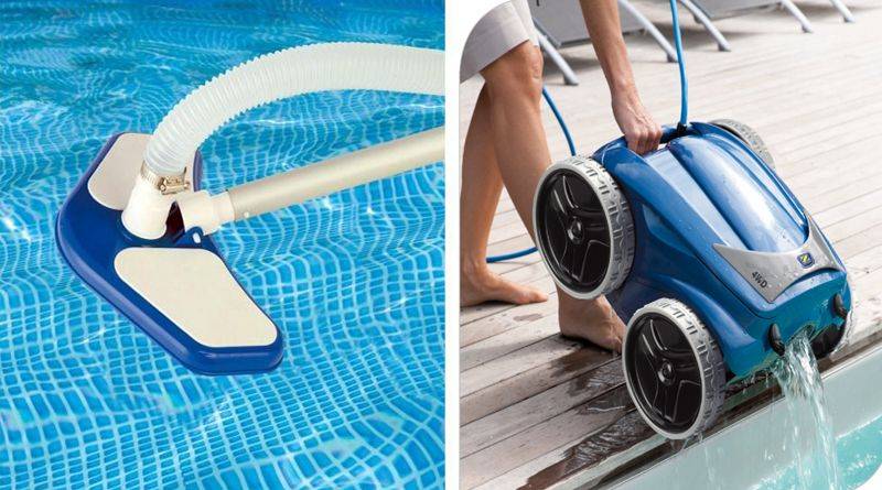 Популярные модели пылесосов для чистки бассейнов в ручном или автоматическом режиме