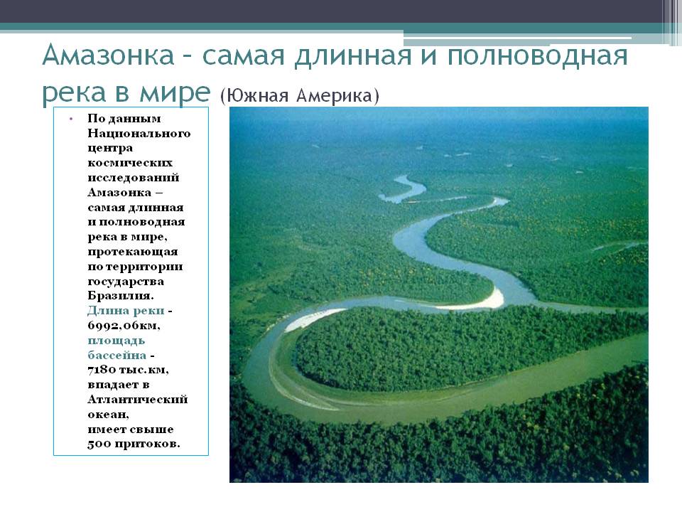 Самые длинные реки в мире. топ 10
