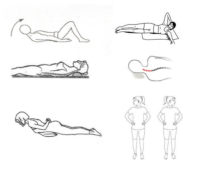 Упражнение при грудном остеохондрозе позвоночника видео