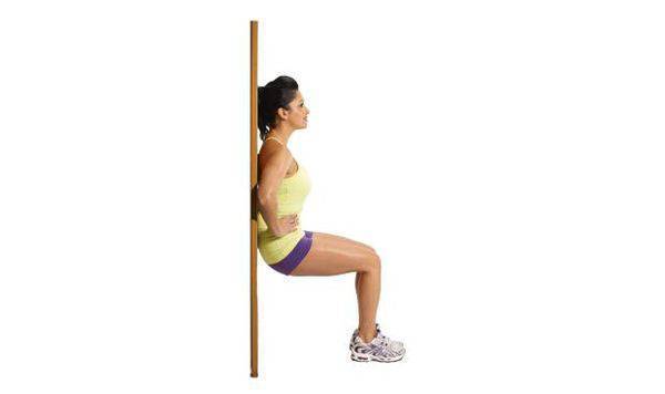 Как правильно делать упражнение — стульчик у стены