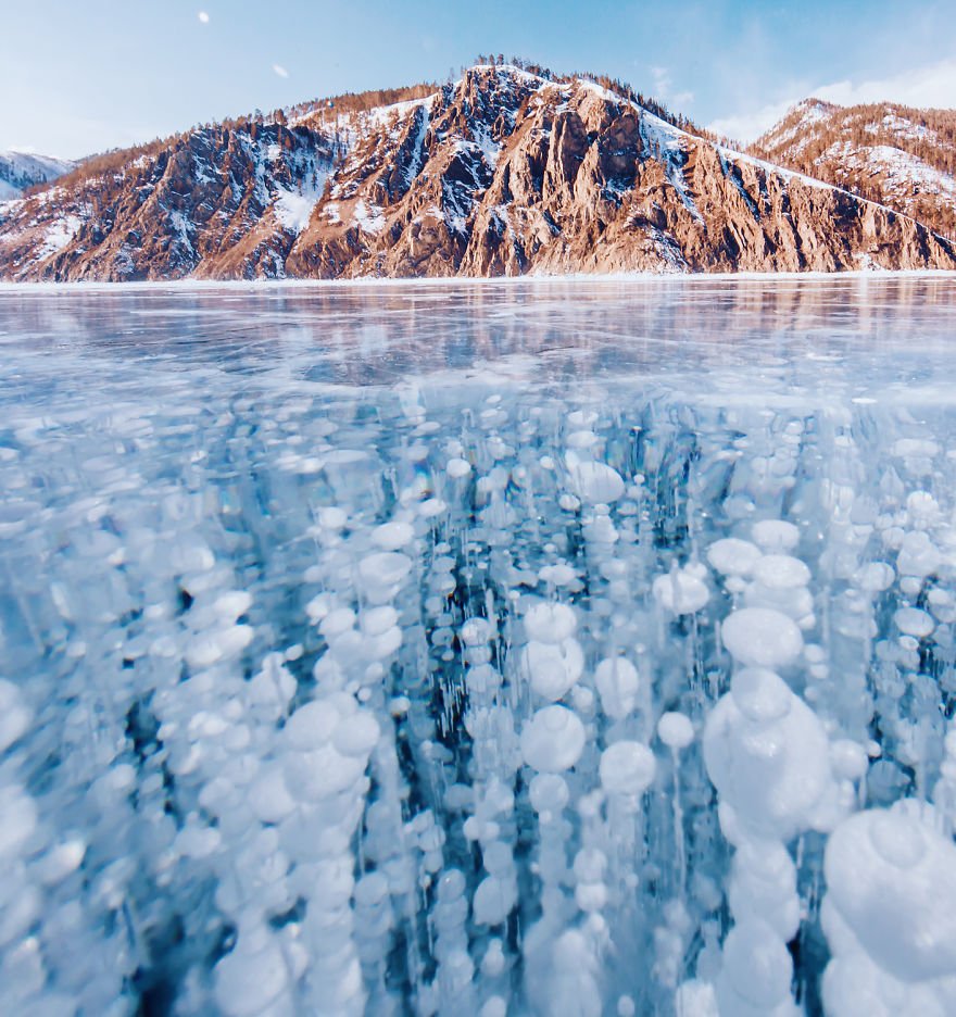 Чем интересен байкальский лед, особенности и в где сделать красивые фотографии