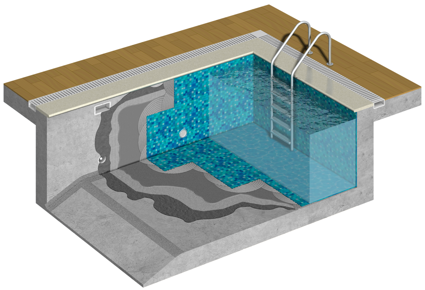 Строительство бетонного бассейна на даче: пошаговая инструкция + видео