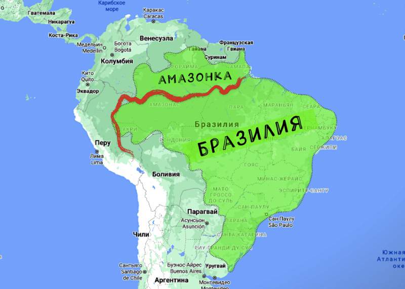 Интересный вопрос: где находится река Амазонка?
