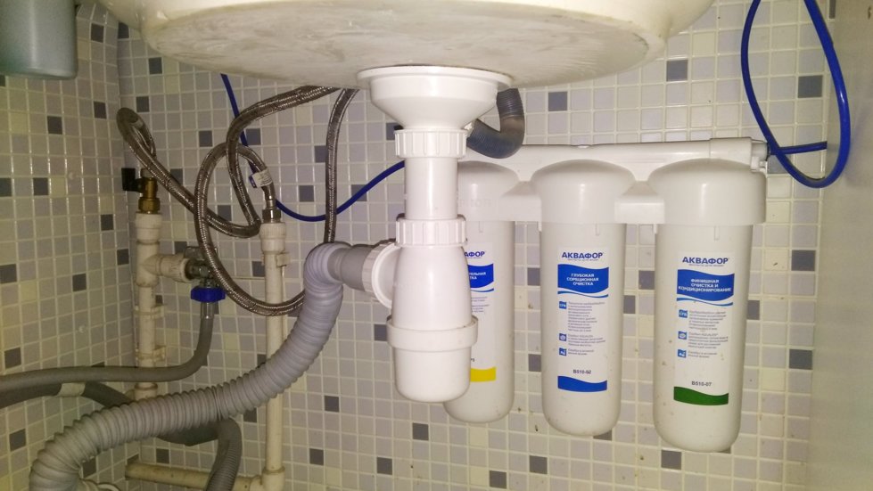 Установка фильтра аквафор: как подключить к водопроводу, сменить и промыть фильтр
