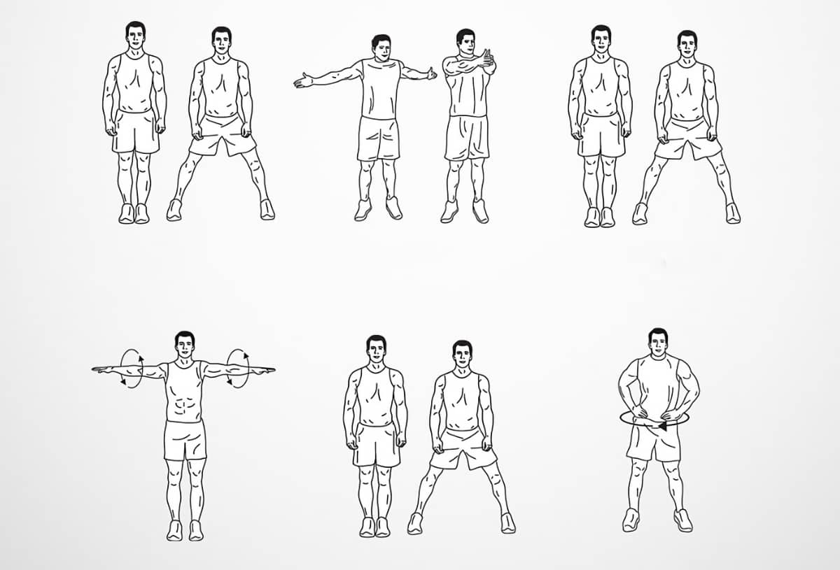 Упражнения для разминки и разогрева мышц перед йогой:  правильная практика и подборка видео-комплексов
