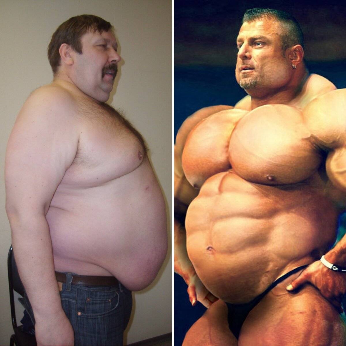 Пример для наших мужчин: из толстяка в атлеты за полгода