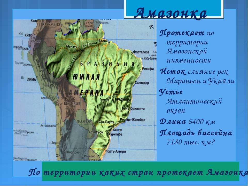 Длина амазонки: где находится великая река на карте мира - географическое положение | tvercult.ru