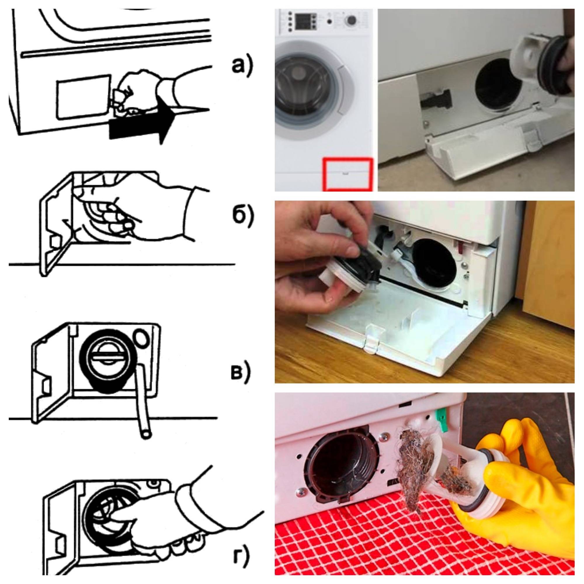 Несложная инструкция, как почистить фильтр в стиральной машине Самсунг