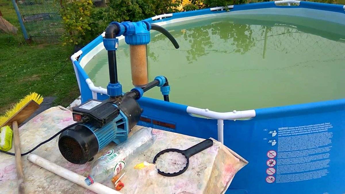 Как почистить бассейн от зелени и других загрязнений