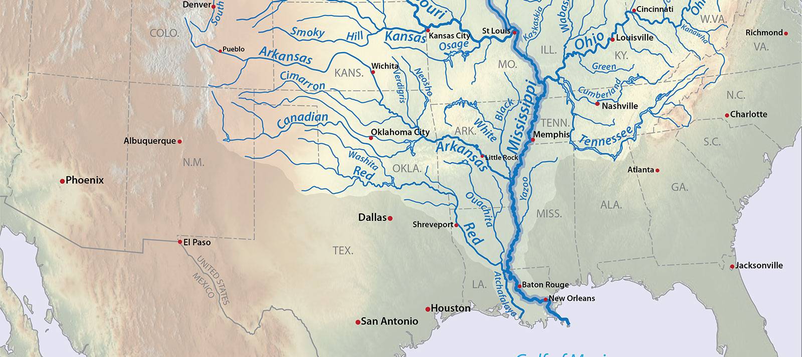 Река миссури  положение притока миссисипи, направление, притоки и исток, длина и ширина, бассейн, описание крупной водной артерии северной америки