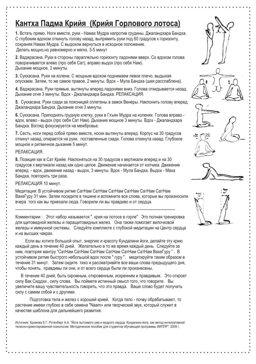 Крийя кундалини йога для позвоночника – в чём суть упражнений практики