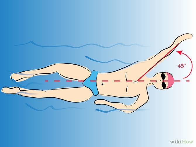 Как правильно плавать на спине