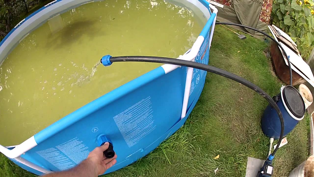 Cвоими руками | простая система фильтрации воды в бассейне