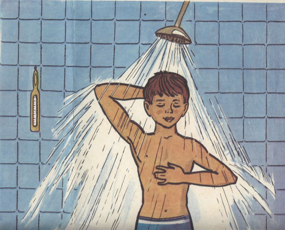 Контрастный душ для тренировки сосудов