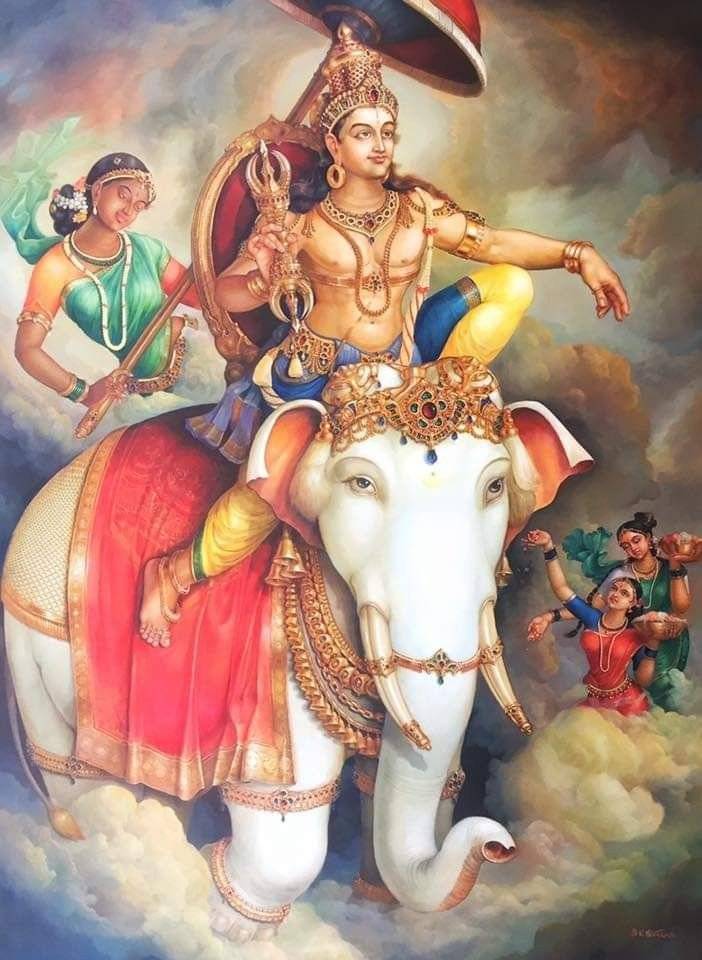 Индра - бог грома в индии его сила и оружие ваджра, битвы и сражения
