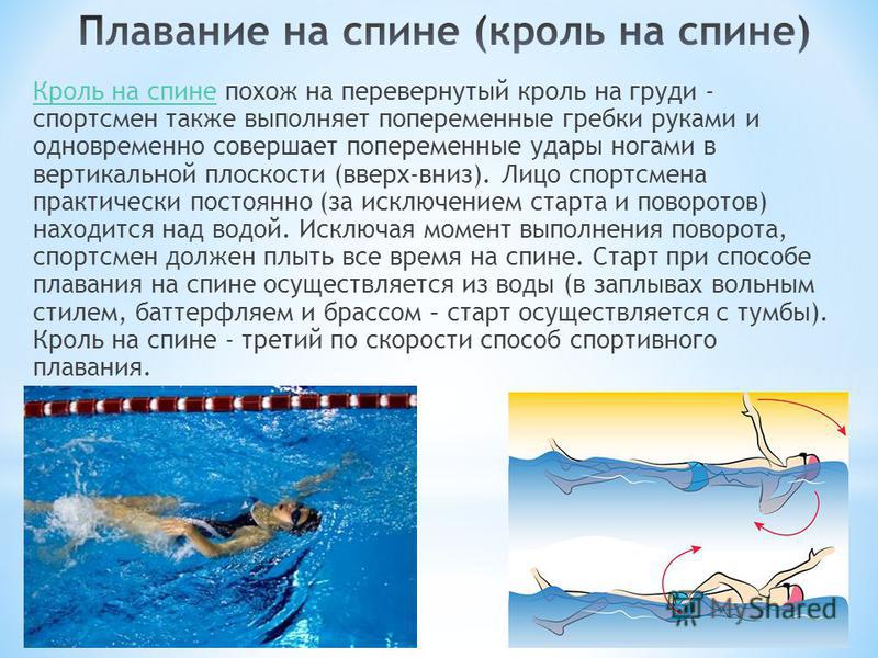 Сайт о плавании: спортивное плавание