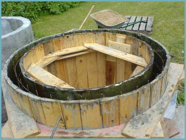 Бассейн из подручных материалов своими руками - покрышки, ванны, бетонного кольца