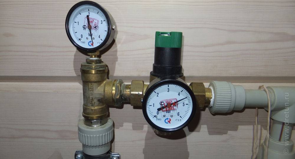 Регулятор давления воды в системе водоснабжения