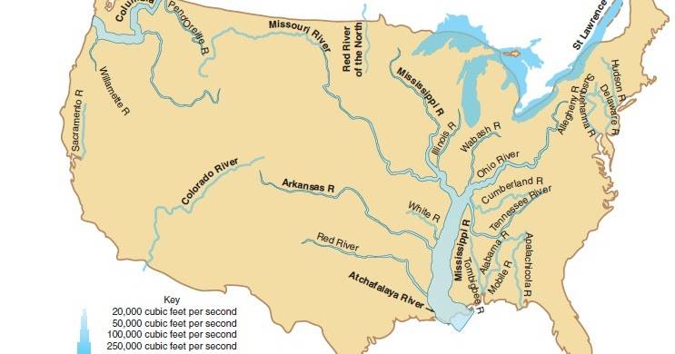 Река миссисипи: обзор и характеристики, притоки, исток, устье