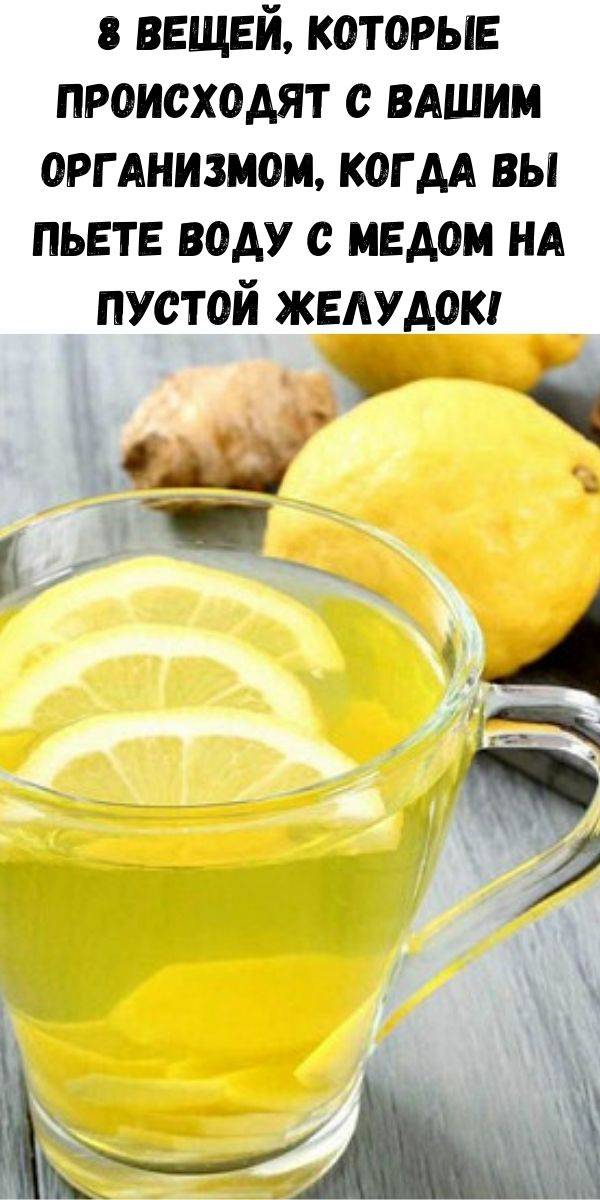 Вода с медом и лимоном натощак по утрам – польза и вред, а также рецепт приготовления