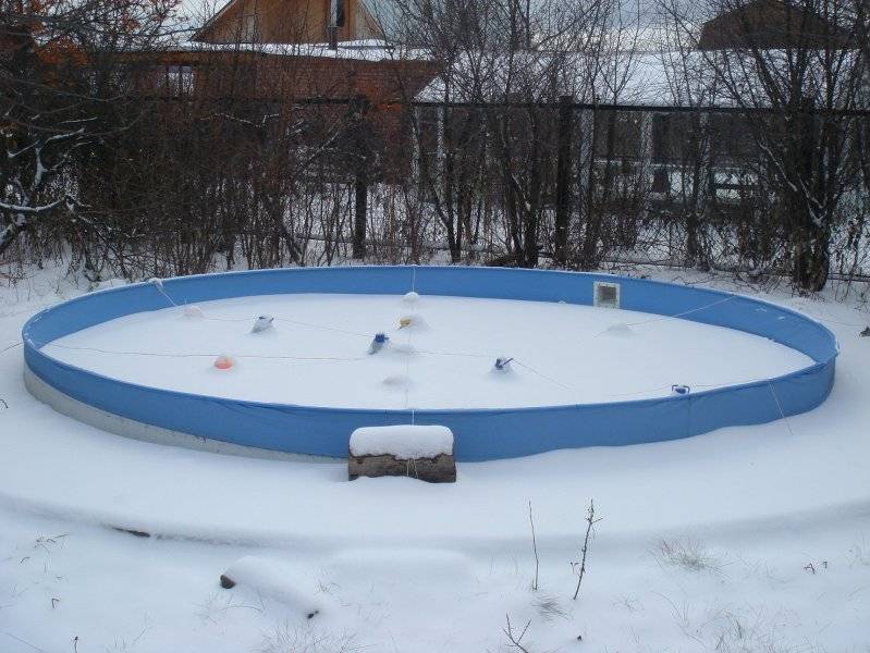 Как правильно и где хранить каркасный бассейн интекс зимой