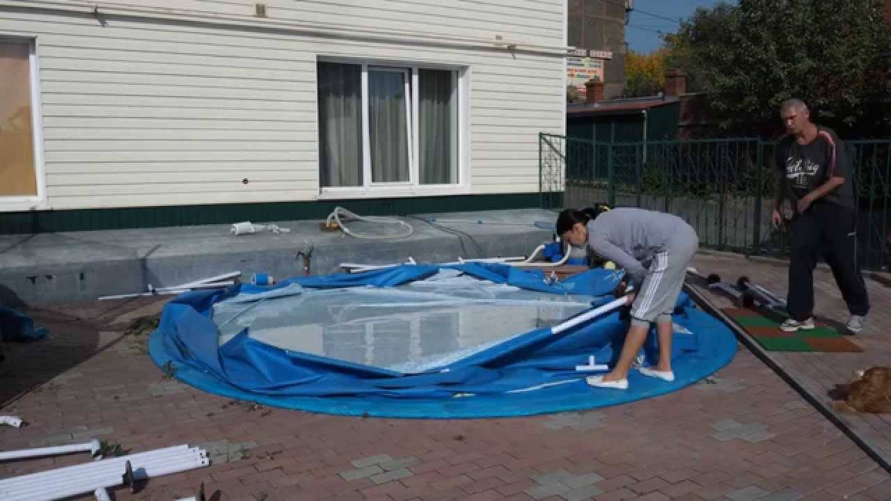 Как правильно собрать и установить каркасный бассейн на даче