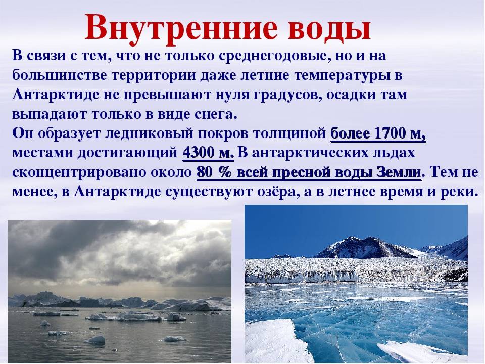 Осадки арктического пояса. Внутренние воды островной Арктики России. Внутренние воды Антарктиды. Внутренние воды Арктики кратко. Климатические условия Антарктиды.