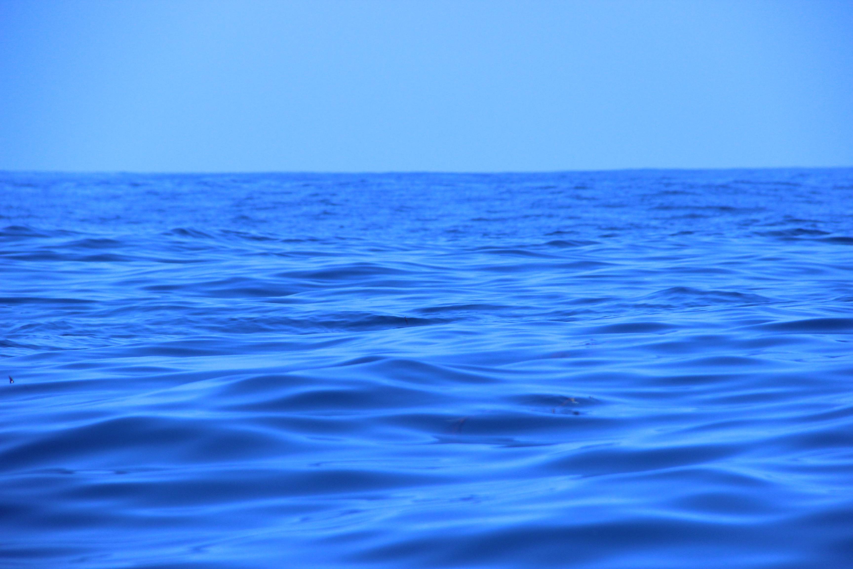 Почему вода в море синего цвета?