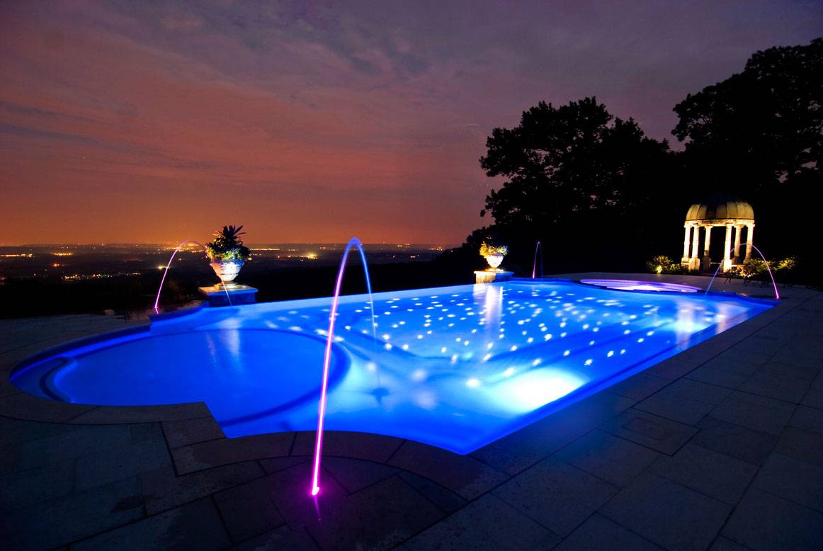 Как сделать подсветку для бассейна своими руками: советы по освещению бассейна, преимущества бассейнов с подсветкой - morevdome.com