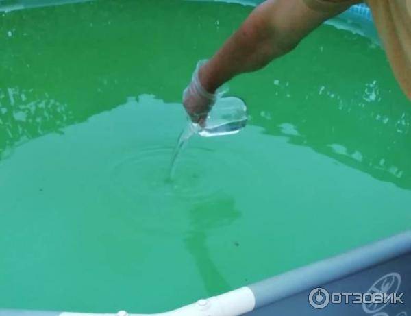 Как использовать пергидроль для очистки бассейна?