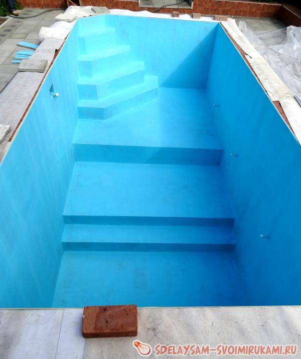Чем сделать гидроизоляцию бетонного бассейна