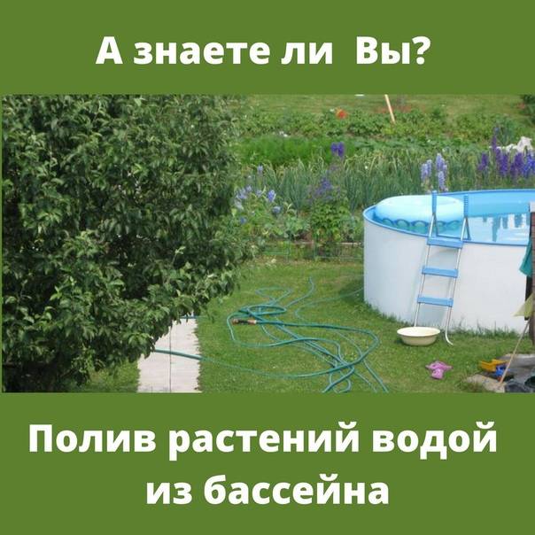 Как слить воду из каркасного бассейна | 5domov.ru - статьи о строительстве, ремонте, отделке домов и квартир