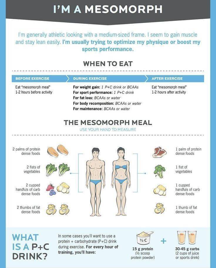Как похудеть мезоморфу? – питание, тренировки, советы