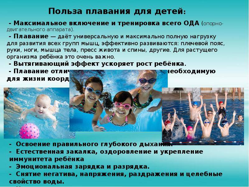 Польза плавания в бассейне для здоровья
