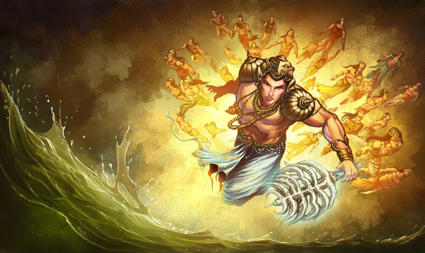 Бог индра - индийский бог грома и молний
