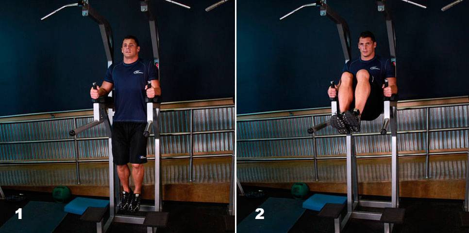 Подъем ног в висе — качаем три мышцы пресса одновременно