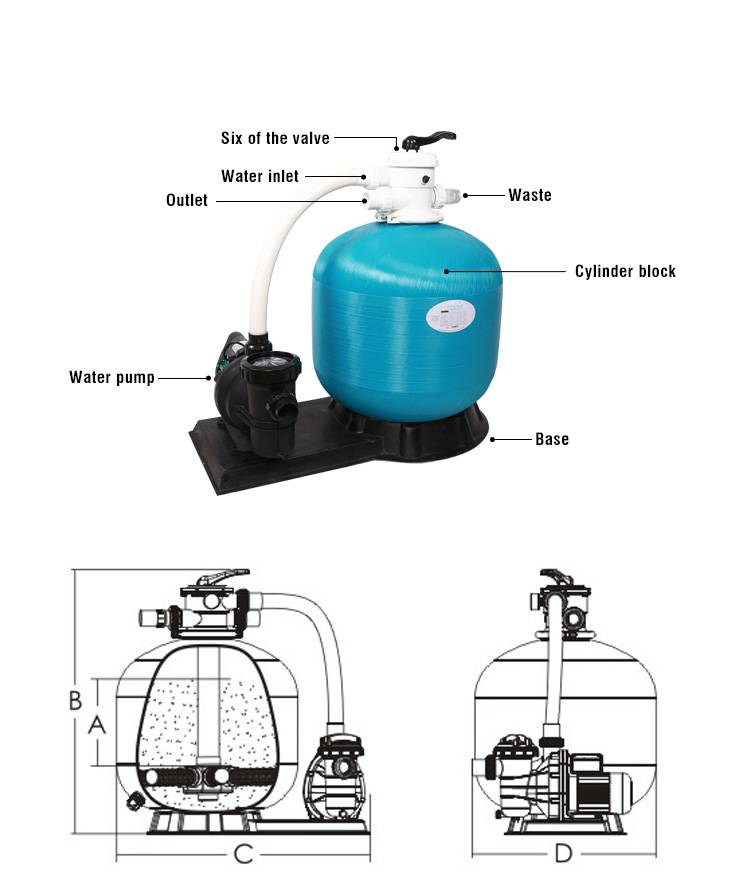 Подключение песочного фильтра к бассейну: схема установки, как правильно подключить песчаное устройство фильтрации к насосу?
