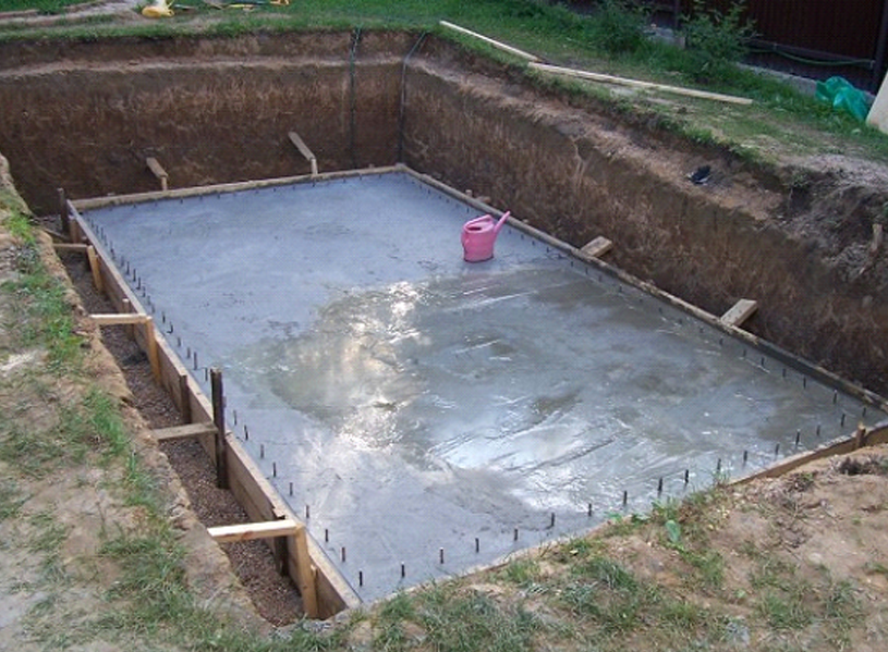 Пропорции бетона для бассейна своими руками: состав и марка (фото, видео)