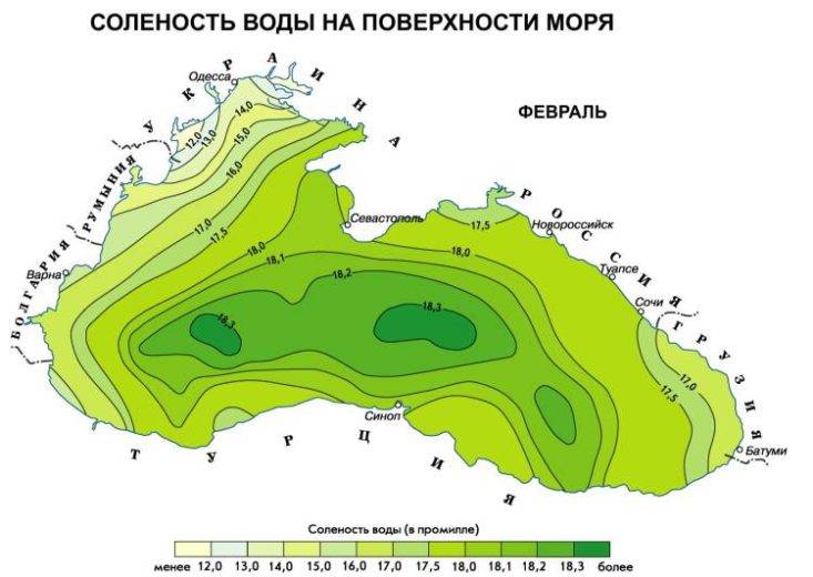 Степень солености балтийского моря